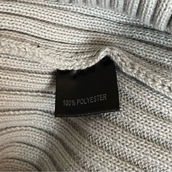 Sweater dress mini from Carpetcom. Light grey. Super soft and stretchy. Size M - Picture 5 of 6